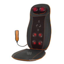 Popular Electric Neck and Back Car Seat Massage Mat Portable Shiatsu Kneading Massage Cushion with Heat